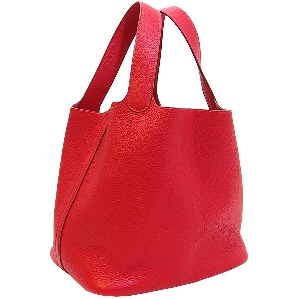 hermes Picotin MM Togo Leather red - Click Image to Close